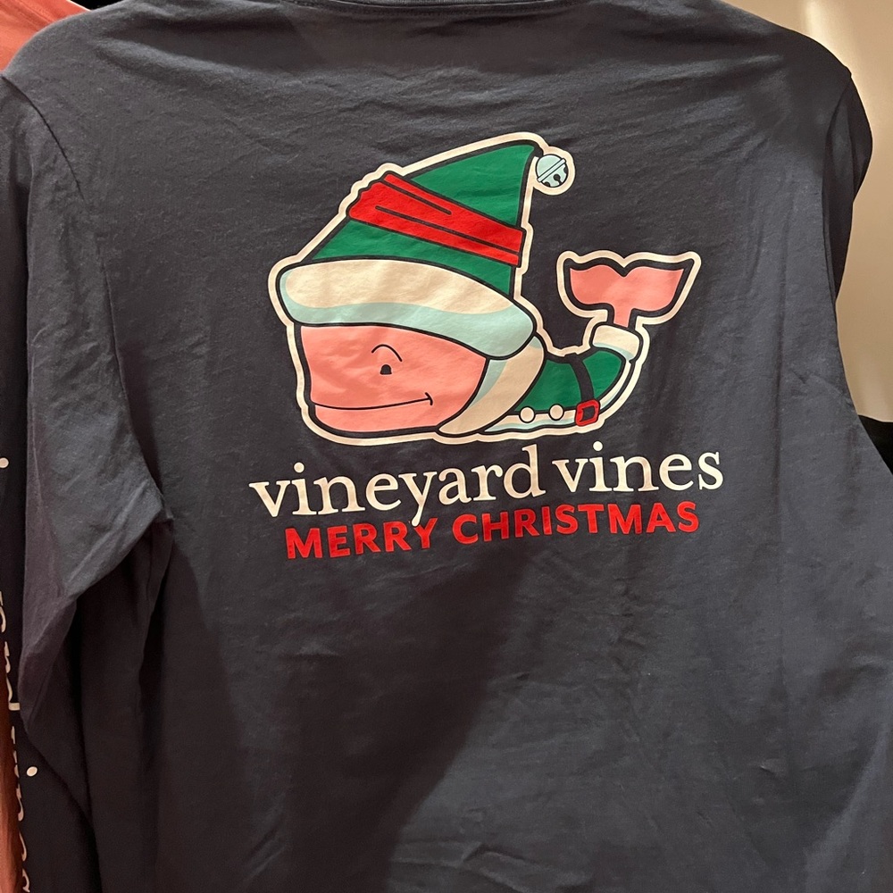 vineyard vines christmas long sleeve t shirt